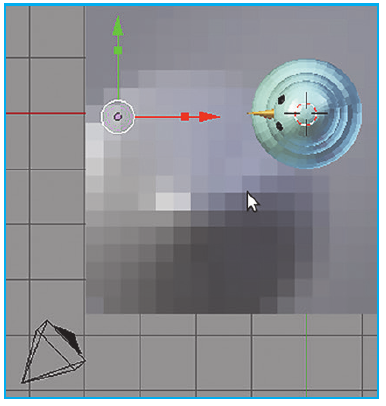 light position top view